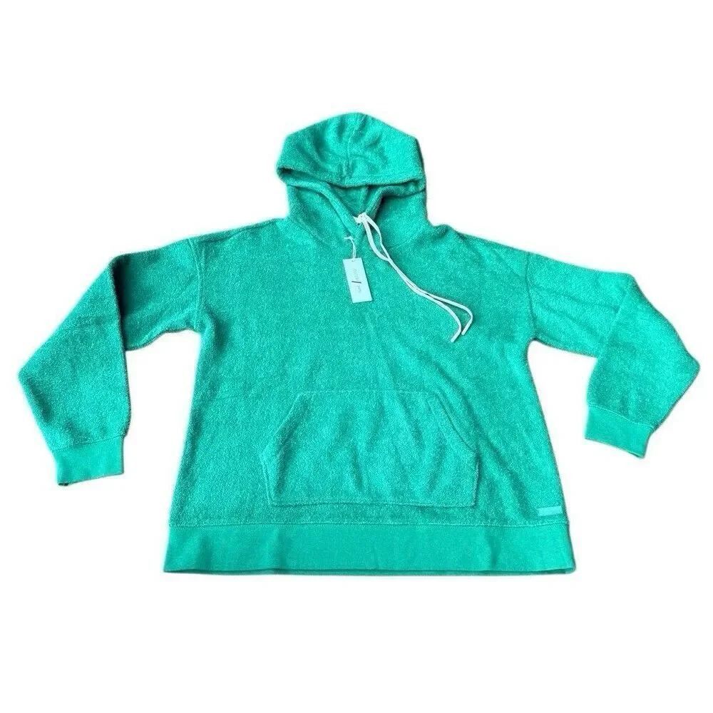 Outerknown Women's Hightide Kelly Green Terry Hoodie Size Small NWT $128 226006